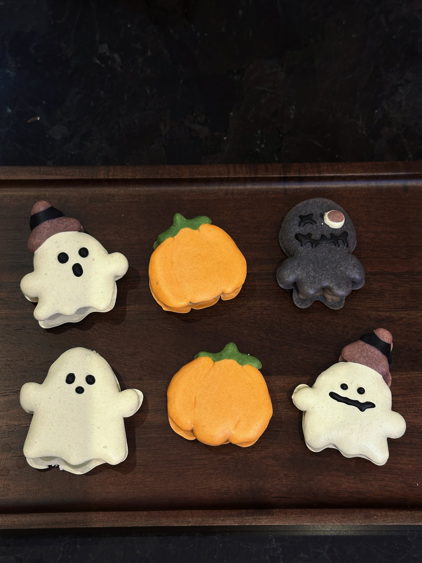 A A Halloween Macarons (for Dogs)