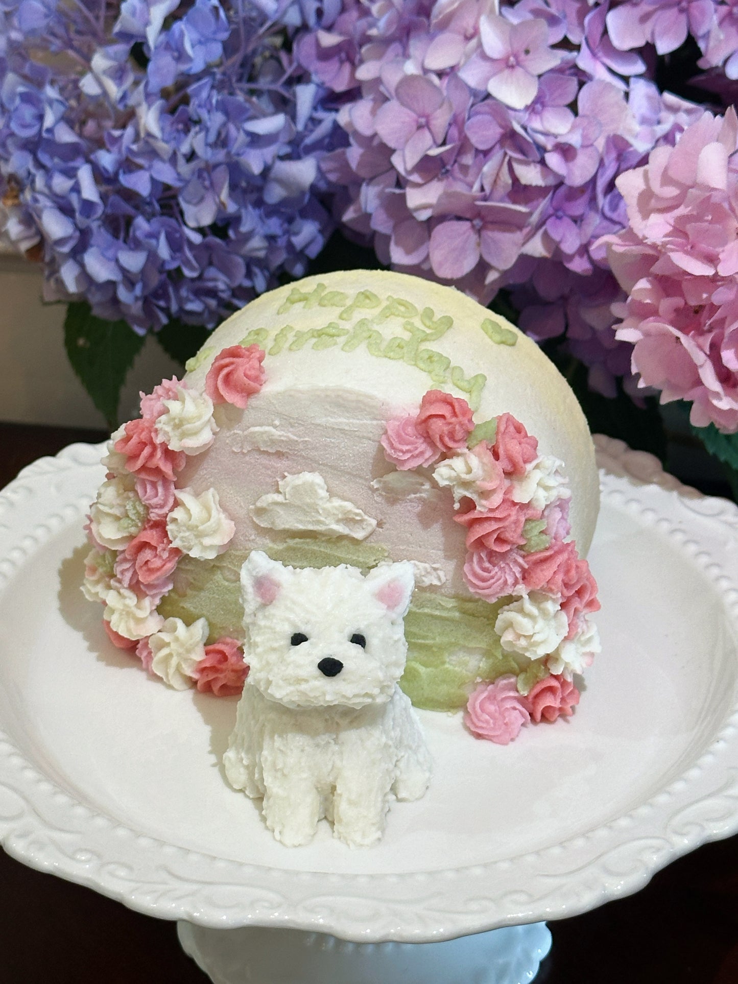 A Blossom Meadow Cake (for Dogs and Cats)