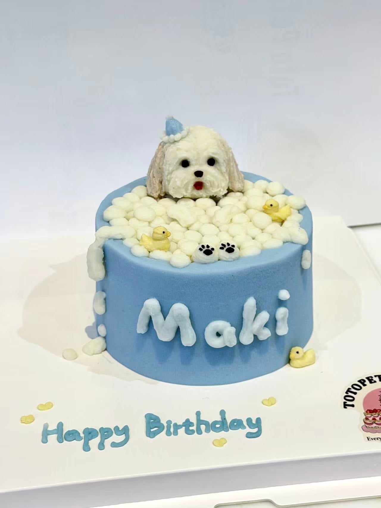A Bath Time Cake (for Dogs and Cats)