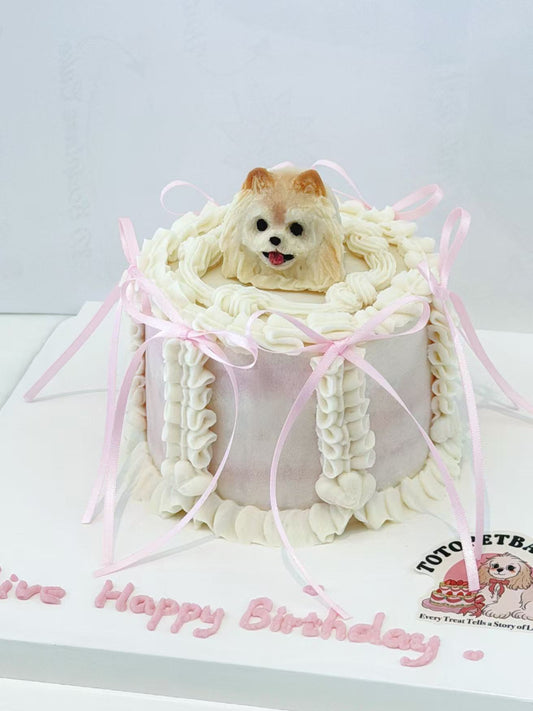 A Ribbon Cake (for Dogs and Cats)