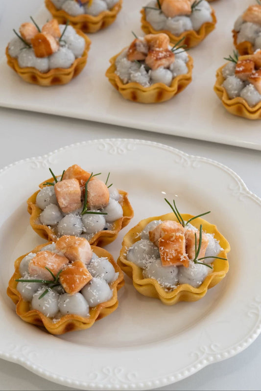 Salmon Mille-Feuille Tart