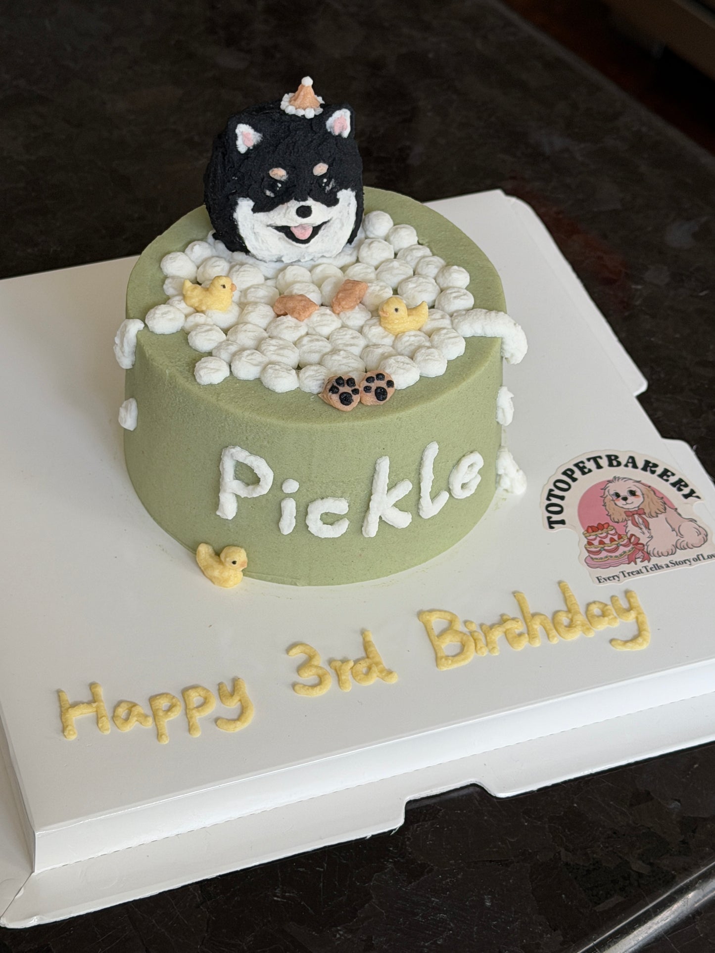 A Bath Time Cake (for Dogs and Cats)