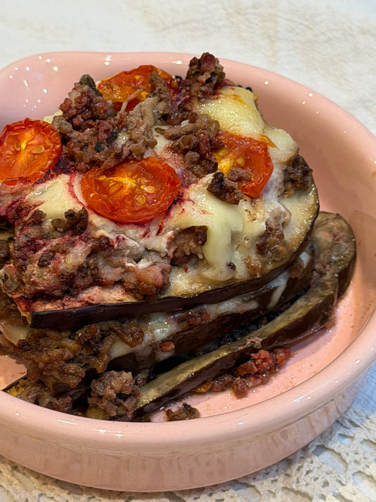 Elk & Roasted Eggplant Lasagna