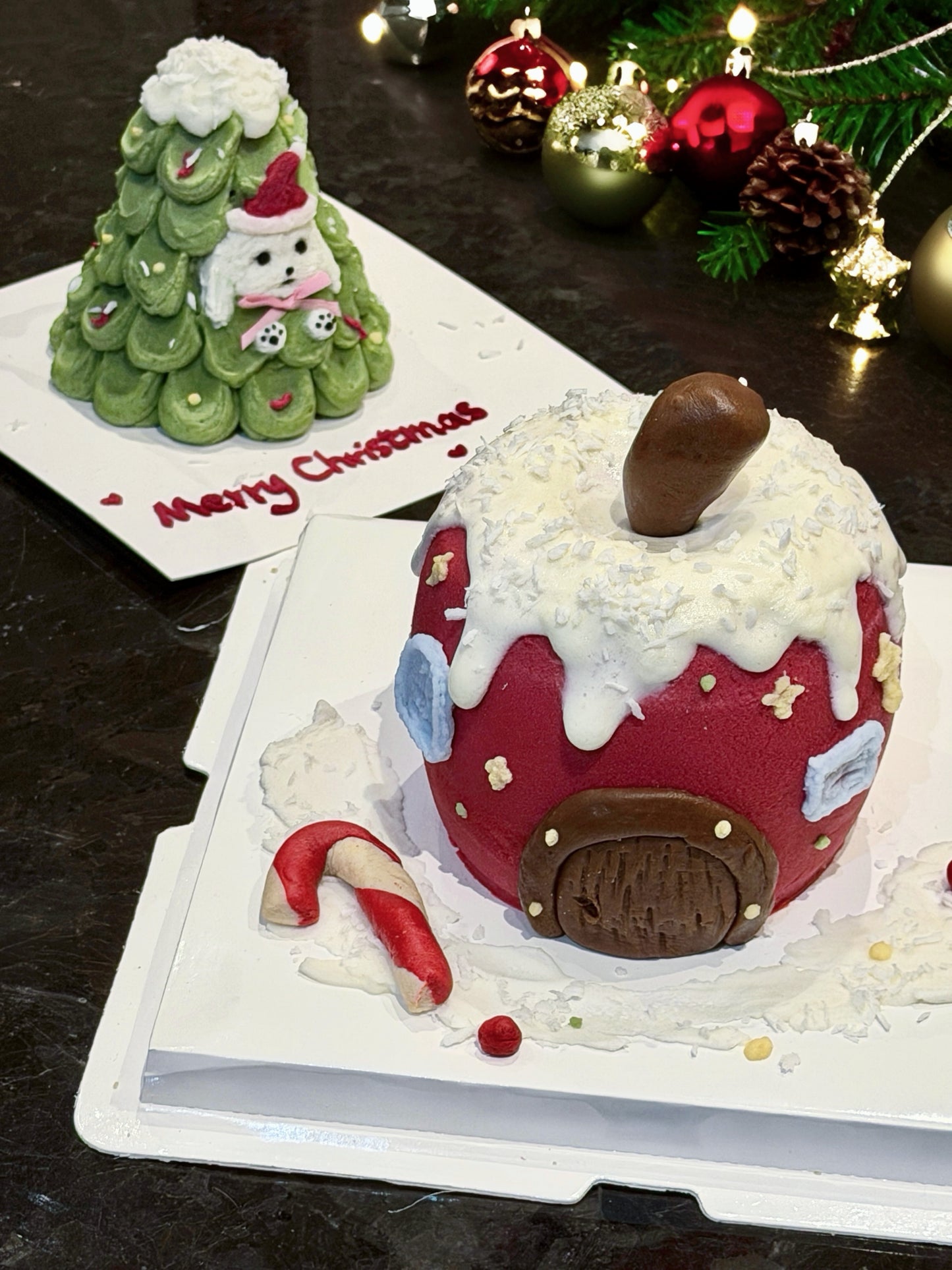 A 1 Christmas Tree Cake (4 inch)