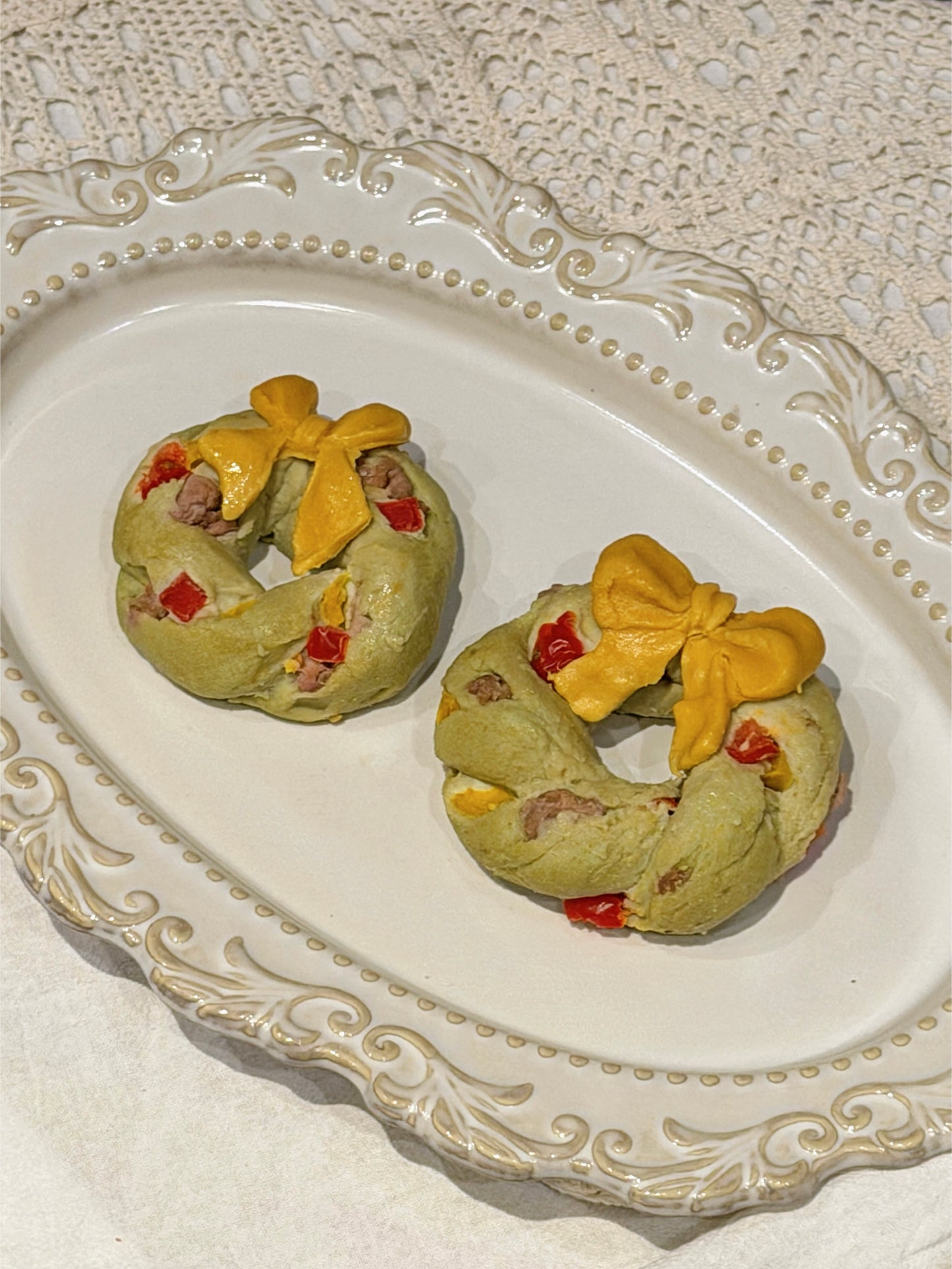 Christmas Wreath Bagel