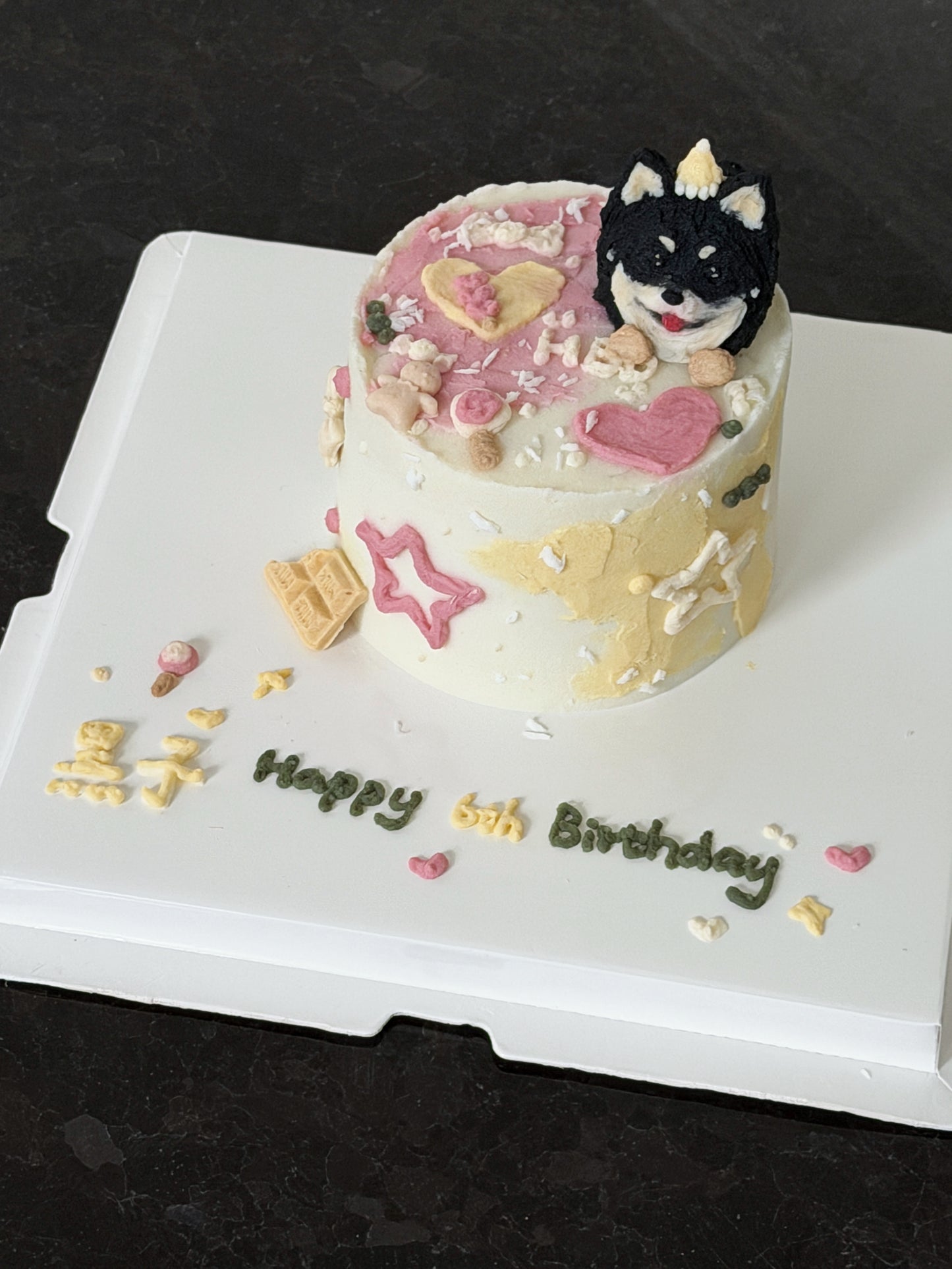 A Sweet Heart Cake (for Dogs & Cats)