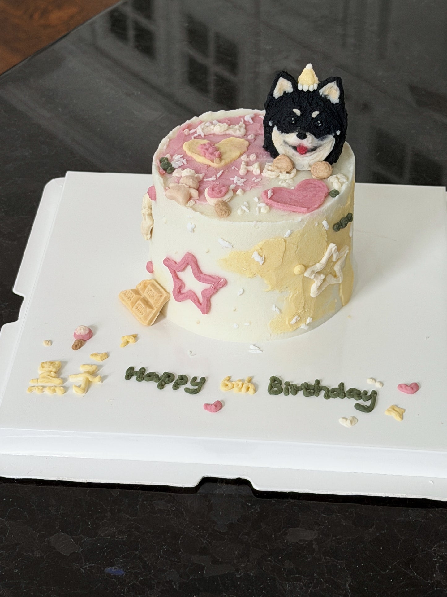 A Sweet Heart Cake (for Dogs & Cats)