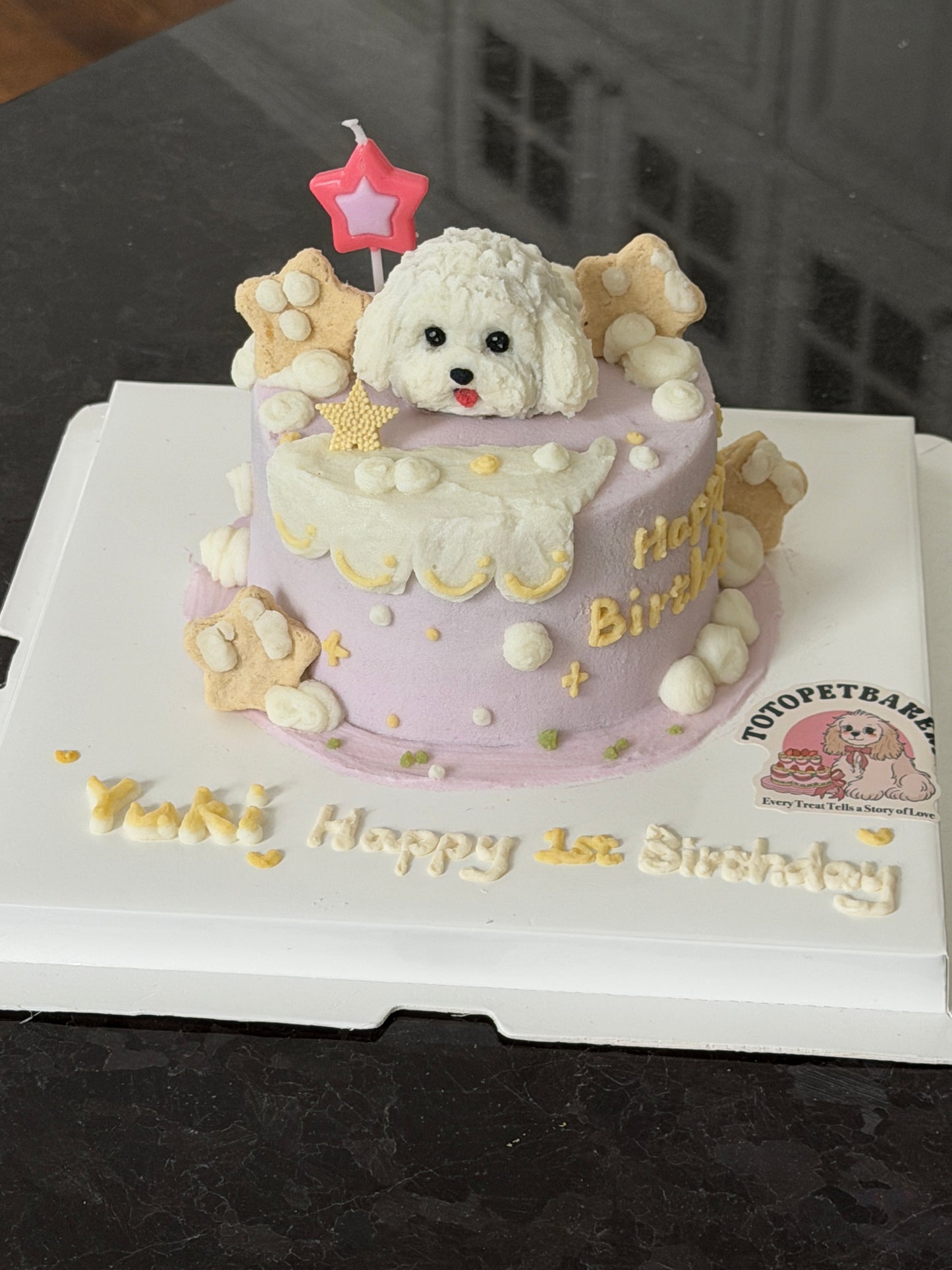 A Dreamy Star Cake (for Dogs and Cats)