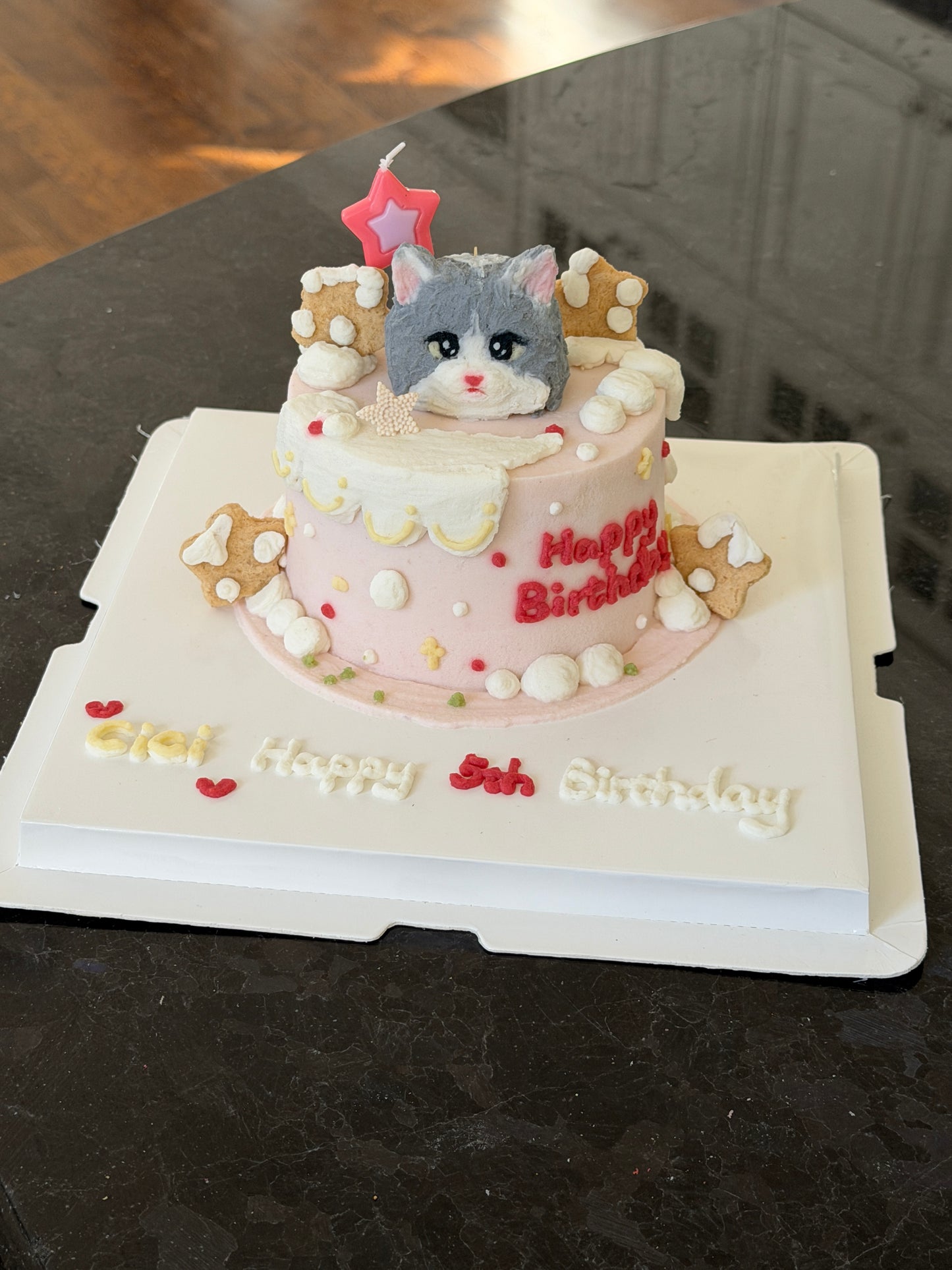 A Dreamy Star Cake (for Dogs and Cats)