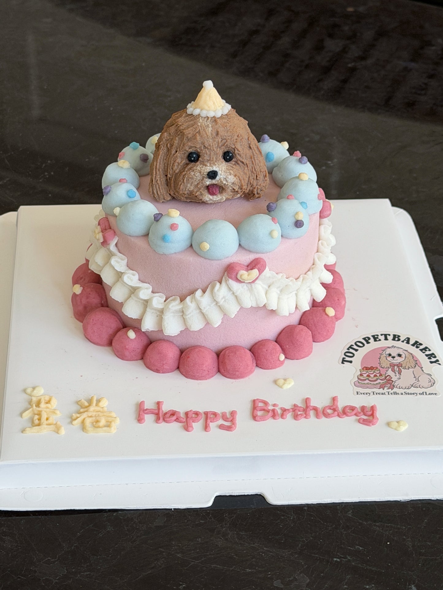 A Pastel Party Cake (for Dogs & Cats)