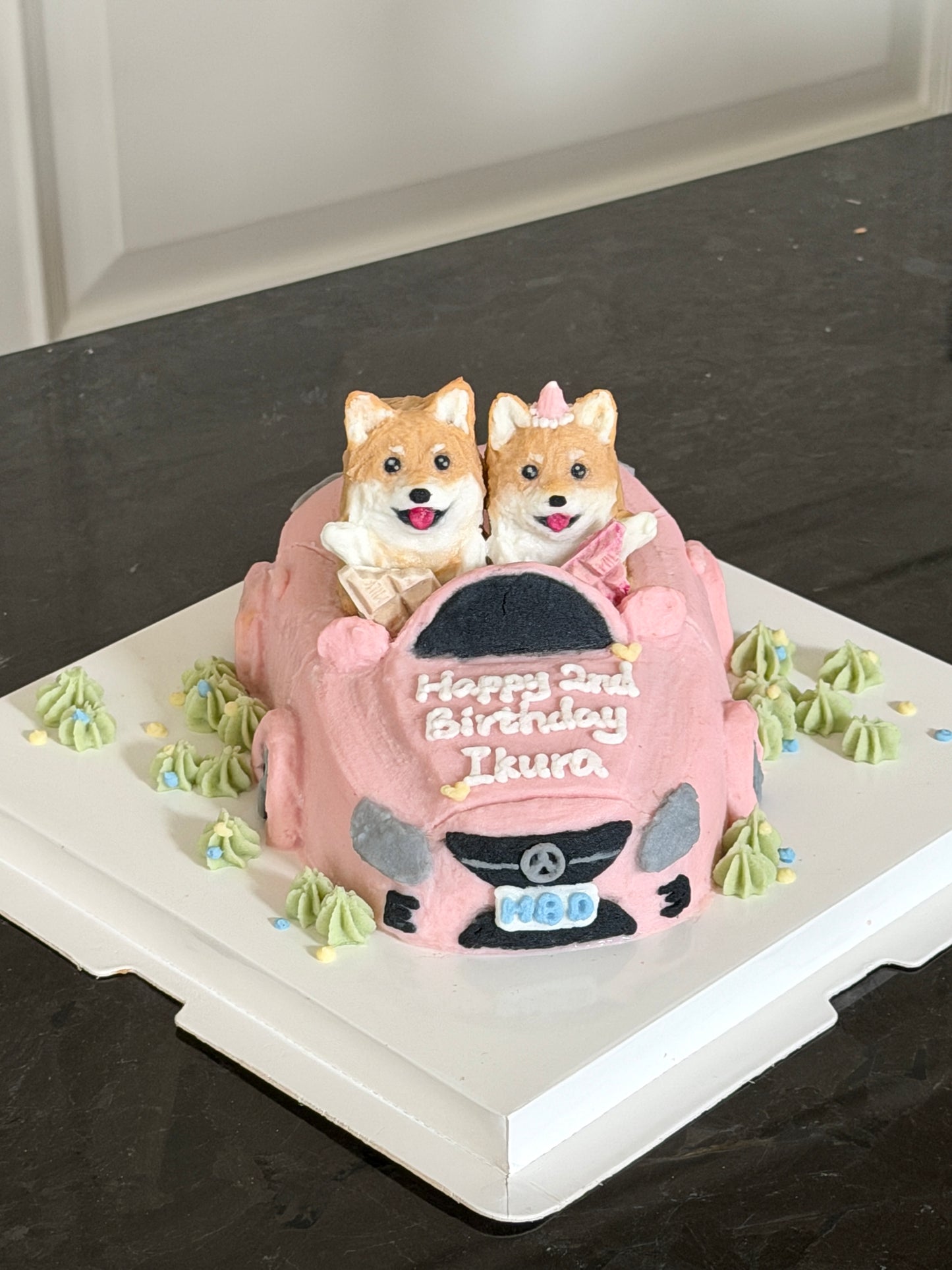 A Road Trip Pup Cake (6 inch) (for Dogs &Cats)