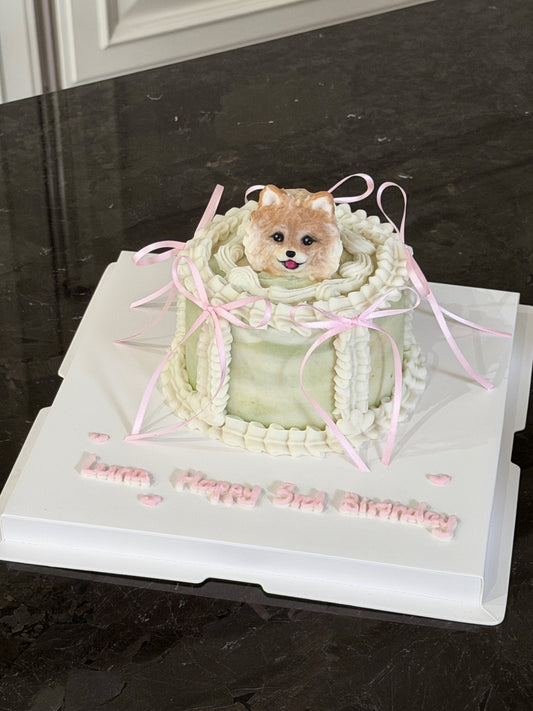 A Ribbon Cake (for Dogs and Cats)